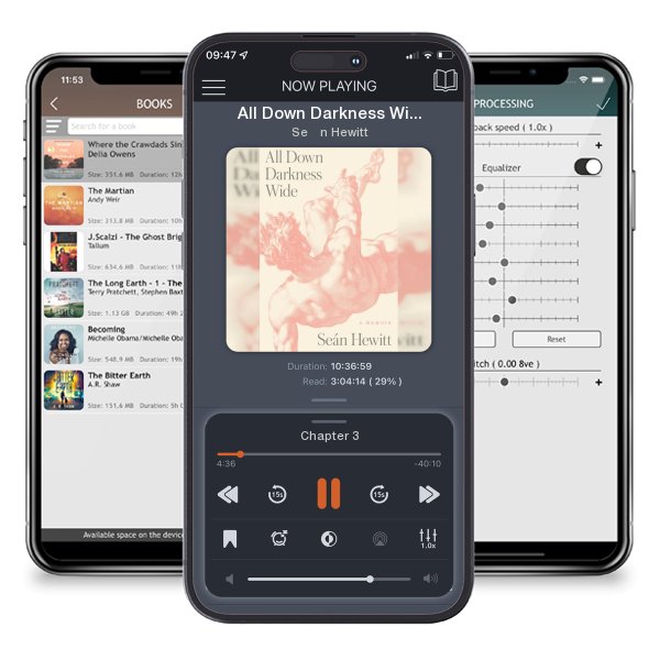 Download fo free audiobook All Down Darkness Wide: A Memoir by Seán Hewitt and listen anywhere on your iOS devices in the ListenBook app.
