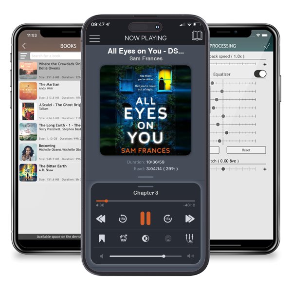 Download fo free audiobook All Eyes on You - DS Alice Washington Thriller by Sam Frances and listen anywhere on your iOS devices in the ListenBook app.