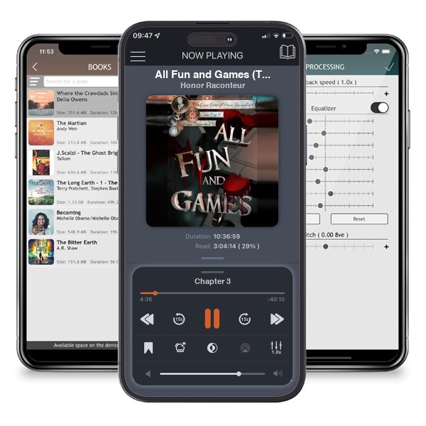 Download fo free audiobook All Fun and Games (The Case Files of Henri Davenforth Book 11) by Honor Raconteur and listen anywhere on your iOS devices in the ListenBook app.