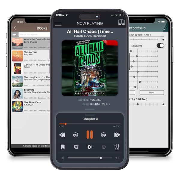 Download fo free audiobook All Hail Chaos (Time of Iron, #2) by Sarah Rees Brennan and listen anywhere on your iOS devices in the ListenBook app.