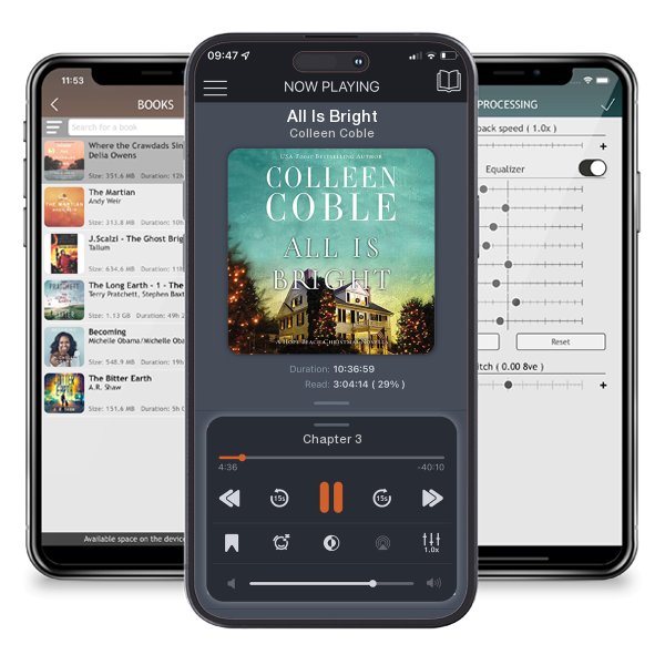Download fo free audiobook All Is Bright by Colleen Coble and listen anywhere on your iOS devices in the ListenBook app.
