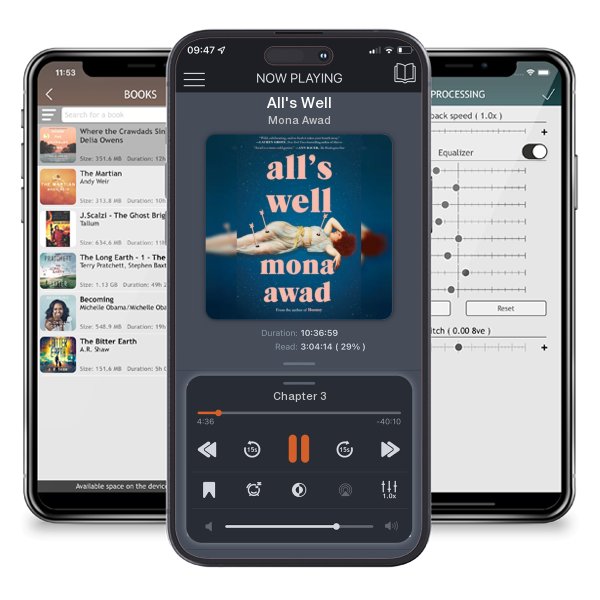 Download fo free audiobook All's Well by Mona Awad and listen anywhere on your iOS devices in the ListenBook app.