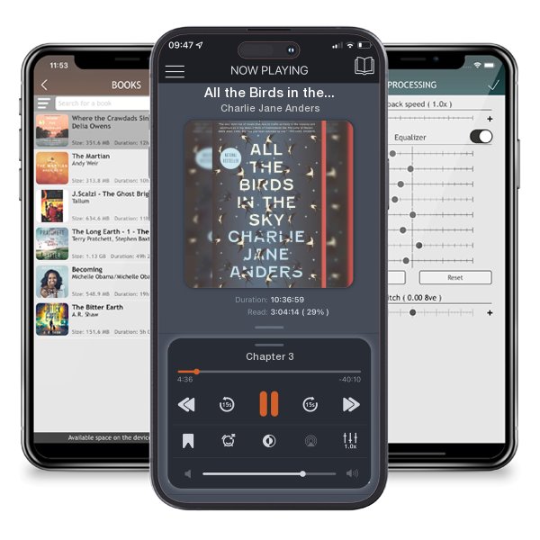 Download fo free audiobook All the Birds in the Sky by Charlie Jane Anders and listen anywhere on your iOS devices in the ListenBook app.