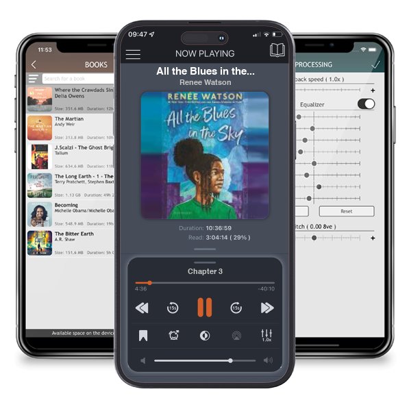 Download fo free audiobook All the Blues in the Sky by Renee Watson and listen anywhere on your iOS devices in the ListenBook app.