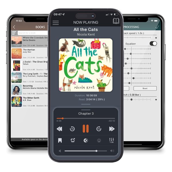 Download fo free audiobook All the Cats by Nicola Kent and listen anywhere on your iOS devices in the ListenBook app.