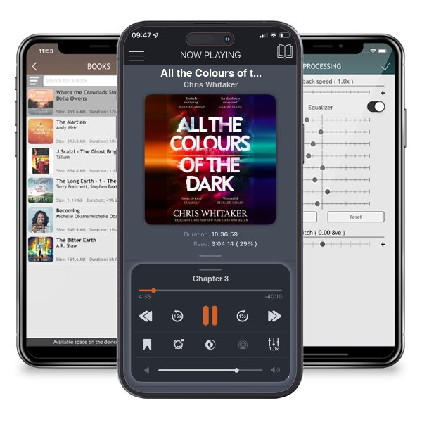 Download fo free audiobook All the Colours of the Dark by Chris Whitaker and listen anywhere on your iOS devices in the ListenBook app.