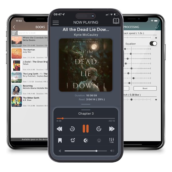 Download fo free audiobook All the Dead Lie Down by Kyrie McCauley and listen anywhere on your iOS devices in the ListenBook app.