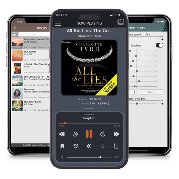 Download fo free audiobook All the Lies: The Complete Trilogy by Charlotte Byrd and listen anywhere on your iOS devices in the ListenBook app.