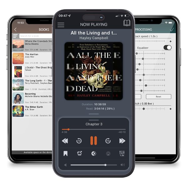 Download fo free audiobook All the Living and the Dead: From Embalmers to Executioners,... by Hayley Campbell and listen anywhere on your iOS devices in the ListenBook app.