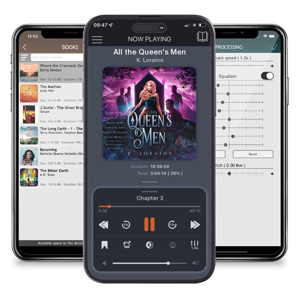 Download fo free audiobook All the Queen's Men by K. Loraine and listen anywhere on your iOS devices in the ListenBook app.