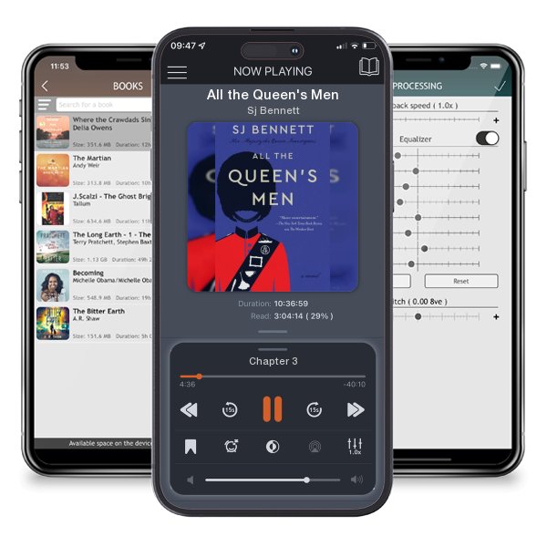 Download fo free audiobook All the Queen's Men by Sj Bennett and listen anywhere on your iOS devices in the ListenBook app.