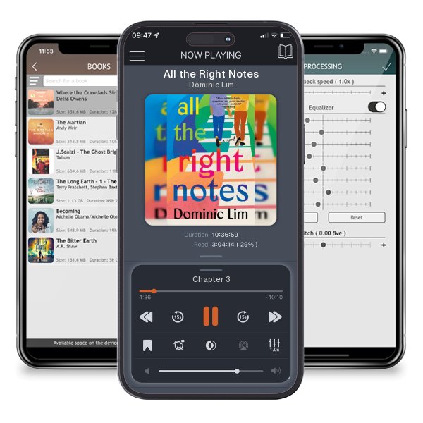 Download fo free audiobook All the Right Notes by Dominic Lim and listen anywhere on your iOS devices in the ListenBook app.
