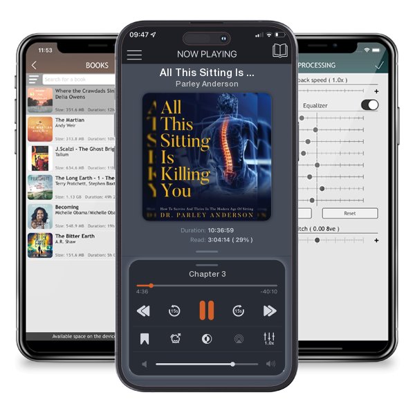 Download fo free audiobook All This Sitting Is Killing You by Parley Anderson and listen anywhere on your iOS devices in the ListenBook app.