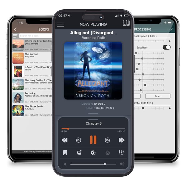Download fo free audiobook Allegiant (Divergent, #3) by Veronica Roth and listen anywhere on your iOS devices in the ListenBook app.