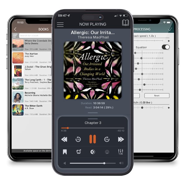 Download fo free audiobook Allergic: Our Irritated Bodies in a Changing World by Theresa MacPhail and listen anywhere on your iOS devices in the ListenBook app.