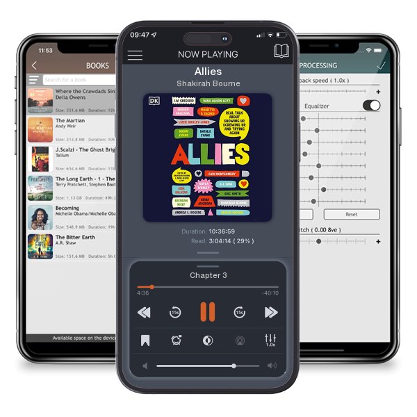 Download fo free audiobook Allies by Shakirah Bourne and listen anywhere on your iOS devices in the ListenBook app.