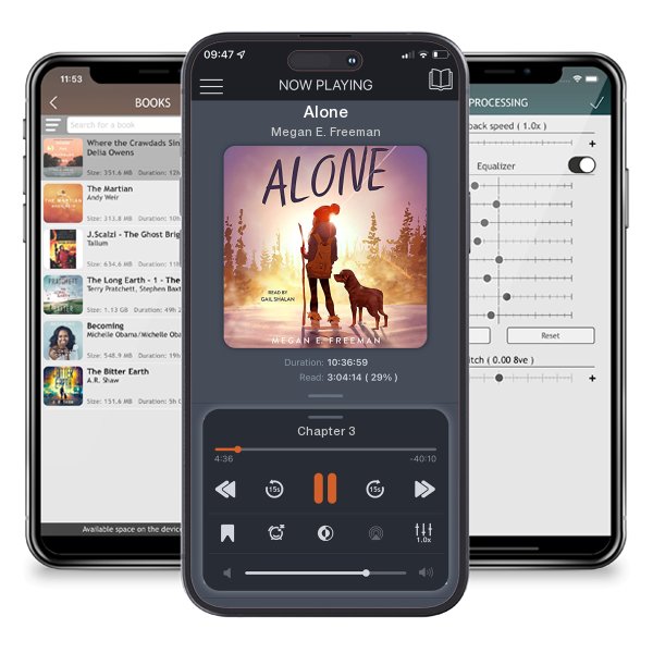 Download fo free audiobook Alone by Megan E. Freeman and listen anywhere on your iOS devices in the ListenBook app.
