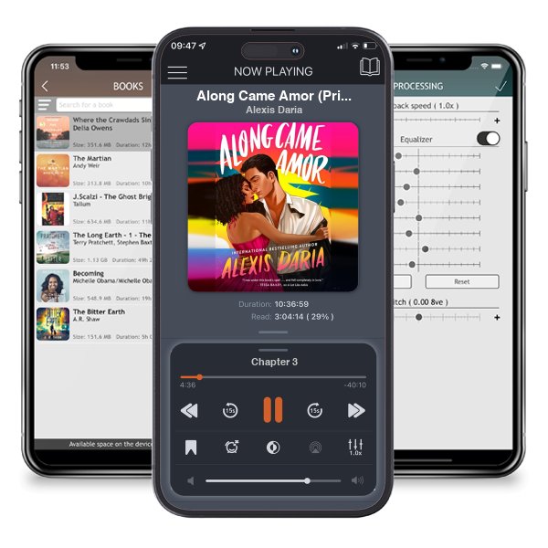 Download fo free audiobook Along Came Amor (Primas of Power, #3) by Alexis Daria and listen anywhere on your iOS devices in the ListenBook app.