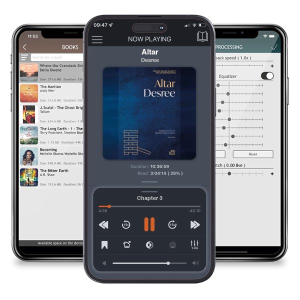 Download fo free audiobook Altar by Desree and listen anywhere on your iOS devices in the ListenBook app.