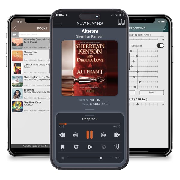 Download fo free audiobook Alterant by Sherrilyn Kenyon and listen anywhere on your iOS devices in the ListenBook app.