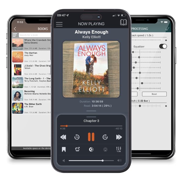 Download fo free audiobook Always Enough by Kelly Elliott and listen anywhere on your iOS devices in the ListenBook app.