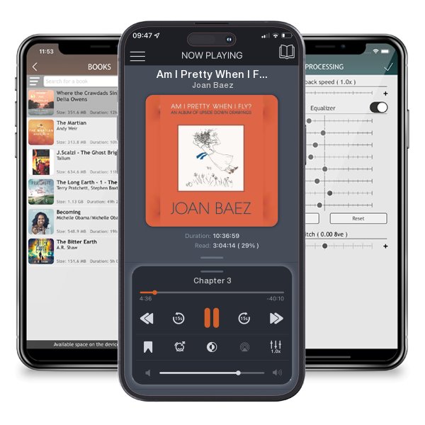 Download fo free audiobook Am I Pretty When I Fly?: An Album of Upside Down Drawings by Joan Baez and listen anywhere on your iOS devices in the ListenBook app.