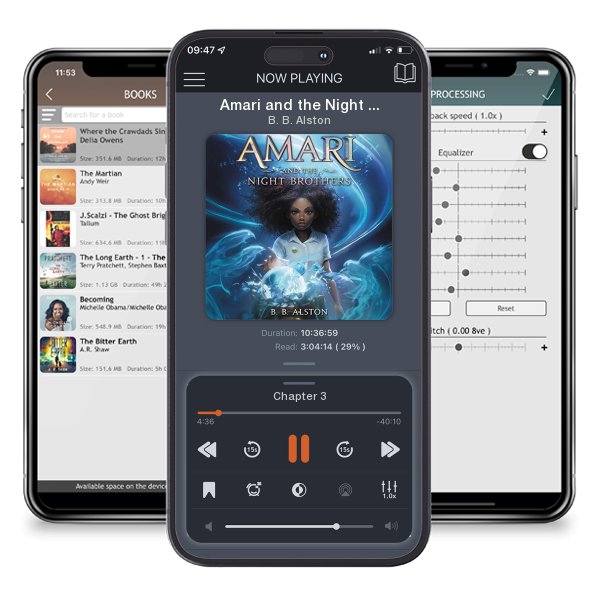 Download fo free audiobook Amari and the Night Brothers by B. B. Alston and listen anywhere on your iOS devices in the ListenBook app.