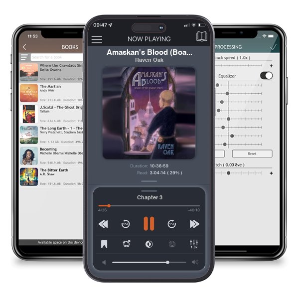 Download fo free audiobook Amaskan\'s Blood (Boahim #1) by Raven Oak and listen anywhere on your iOS devices in the ListenBook app.
