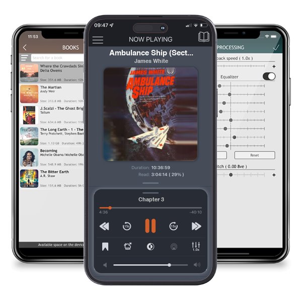 Download fo free audiobook Ambulance Ship (Sector General, #4) by James White and listen anywhere on your iOS devices in the ListenBook app.