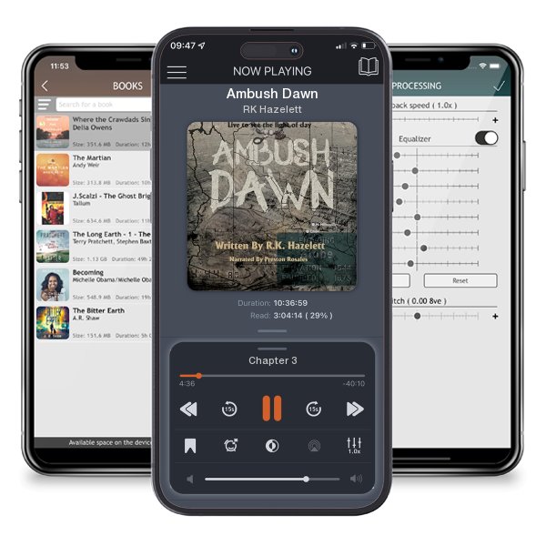 Download fo free audiobook Ambush Dawn by RK Hazelett and listen anywhere on your iOS devices in the ListenBook app.
