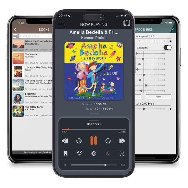 Download fo free audiobook Amelia Bedelia & Friends Blast Off! by Herman Parish and listen anywhere on your iOS devices in the ListenBook app.