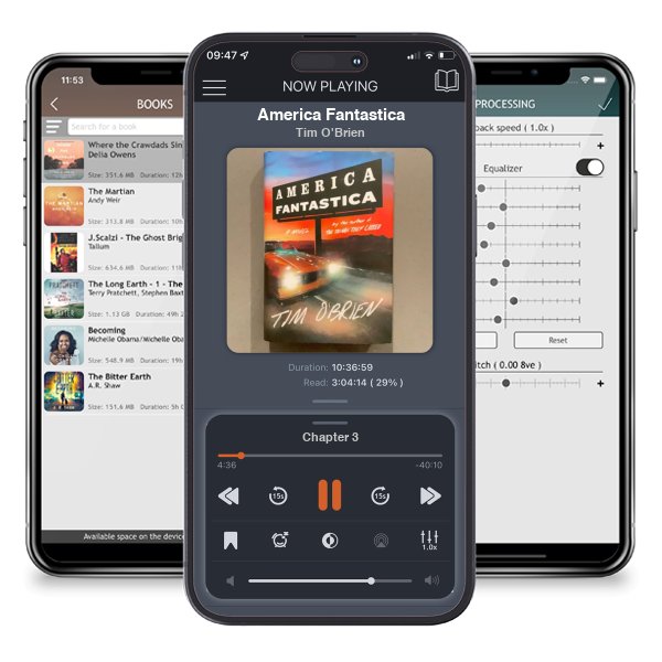 Download fo free audiobook America Fantastica by Tim O'Brien and listen anywhere on your iOS devices in the ListenBook app.