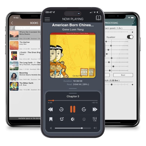 Download fo free audiobook American Born Chinese by Gene Luen Yang and listen anywhere on your iOS devices in the ListenBook app.