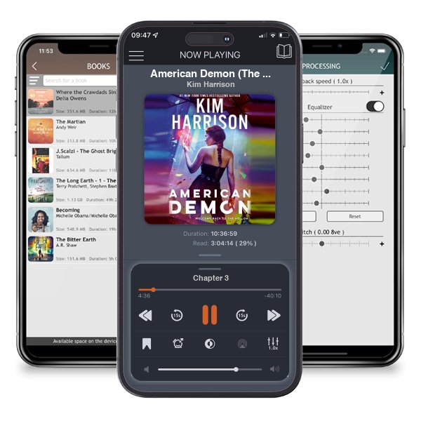 Download fo free audiobook American Demon (The Hollows #14) by Kim Harrison and listen anywhere on your iOS devices in the ListenBook app.