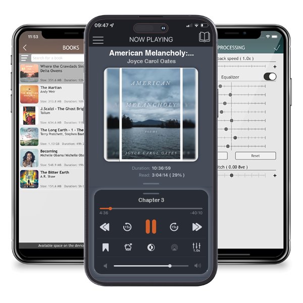 Download fo free audiobook American Melancholy: Poems by Joyce Carol Oates and listen anywhere on your iOS devices in the ListenBook app.