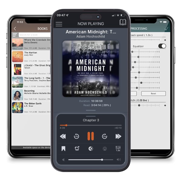 Download fo free audiobook American Midnight: The Great War, a Violent Peace, and... by Adam Hochschild and listen anywhere on your iOS devices in the ListenBook app.
