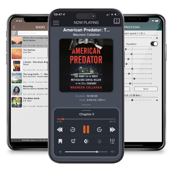 Download fo free audiobook American Predator: The Hunt for the Most Meticulous Serial Killer of the 21st Century by Maureen Callahan and listen anywhere on your iOS devices in the ListenBook app.