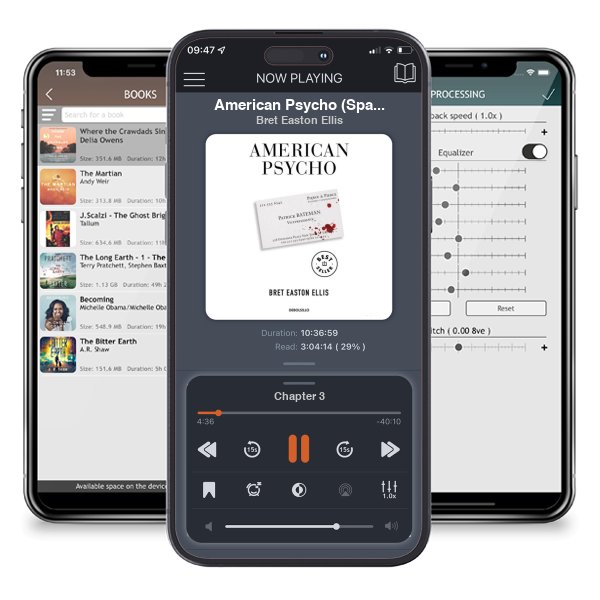 Descargar audiolibro gratis American Psycho (Spanish Edition) by Bret Easton Ellis y escuchar en cualquier lugar en sus dispositivos iOS en la aplicación ListenBook.