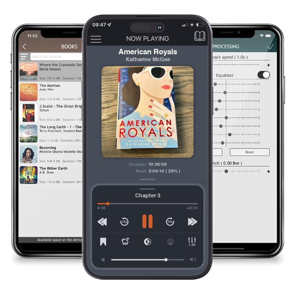 Download fo free audiobook American Royals by Katharine McGee and listen anywhere on your iOS devices in the ListenBook app.