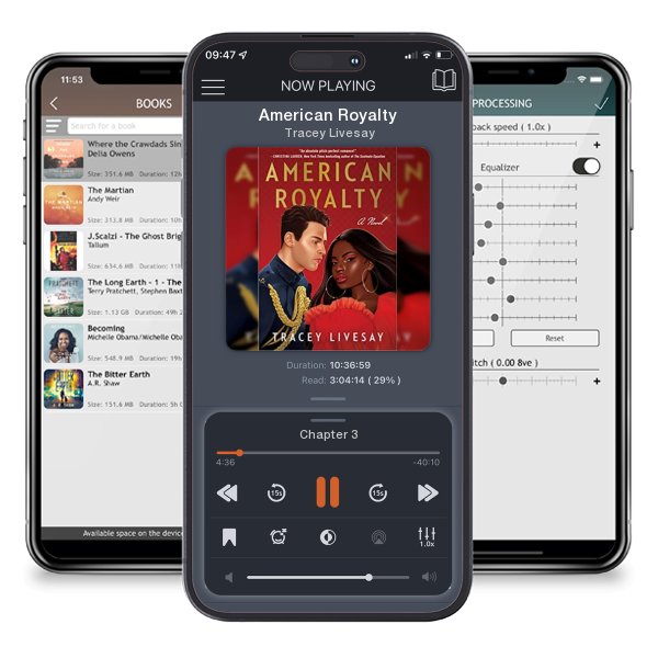 Download fo free audiobook American Royalty by Tracey Livesay and listen anywhere on your iOS devices in the ListenBook app.