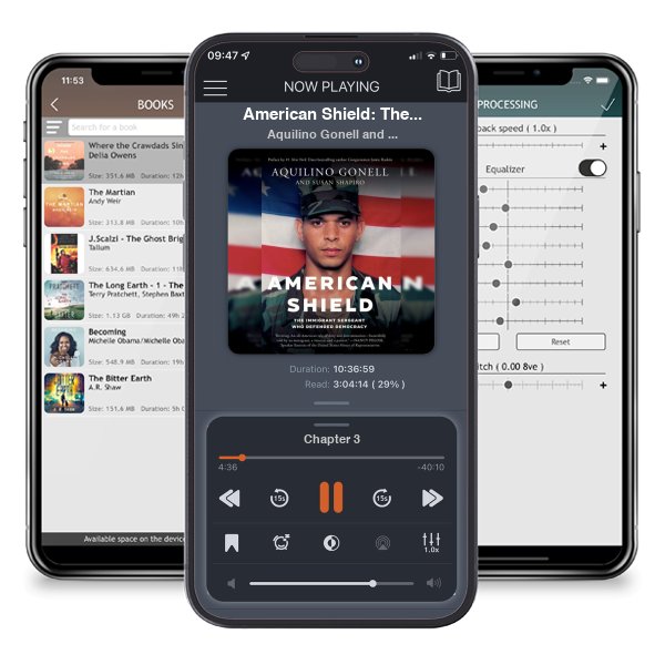 Download fo free audiobook American Shield: The Immigrant Sergeant Who Defended Democracy by Aquilino Gonell and Susan Shapiro and listen anywhere on your iOS devices in the ListenBook app.