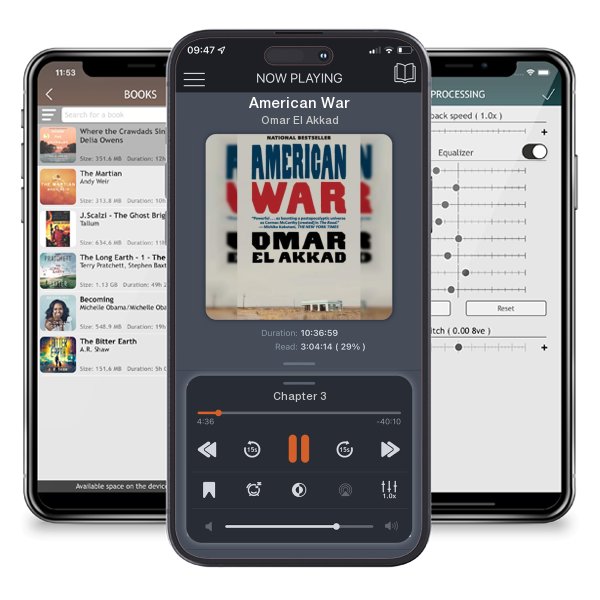 Download fo free audiobook American War by Omar El Akkad and listen anywhere on your iOS devices in the ListenBook app.