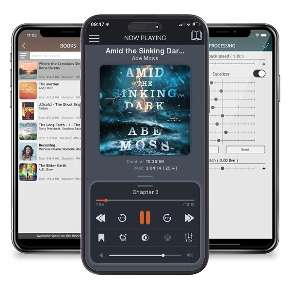 Download fo free audiobook Amid the Sinking Dark by Abe Moss and listen anywhere on your iOS devices in the ListenBook app.