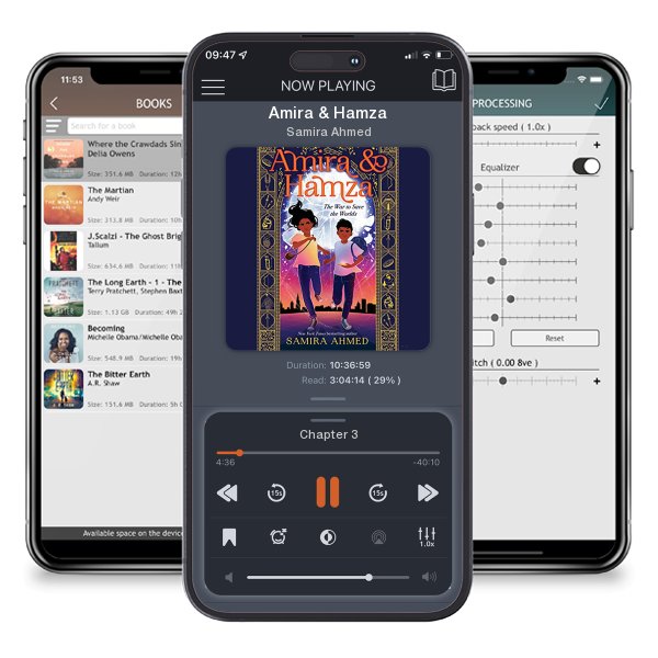 Download fo free audiobook Amira & Hamza by Samira Ahmed and listen anywhere on your iOS devices in the ListenBook app.