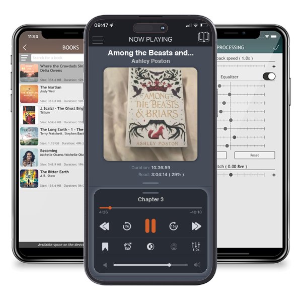 Download fo free audiobook Among the Beasts and Briars by Ashley Poston and listen anywhere on your iOS devices in the ListenBook app.