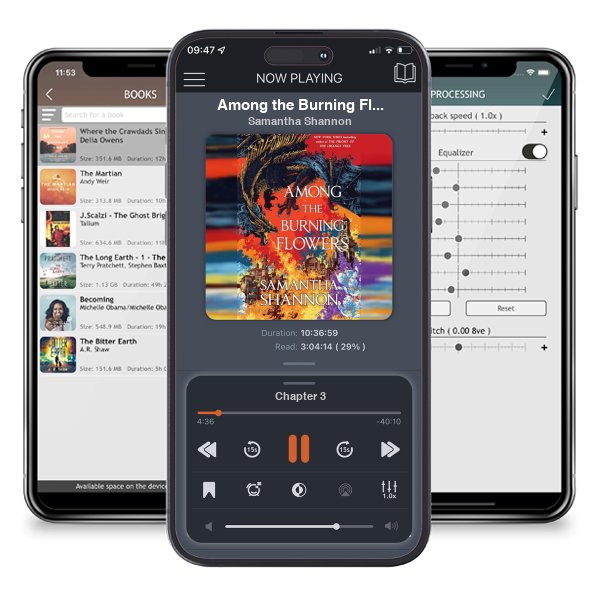 Download fo free audiobook Among the Burning Flowers (The Roots of Chaos, #0.2) by Samantha Shannon and listen anywhere on your iOS devices in the ListenBook app.