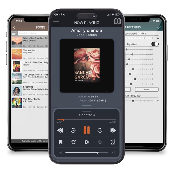 Download fo free audiobook Amor y ciencia by Jose Zorrilla and listen anywhere on your iOS devices in the ListenBook app.