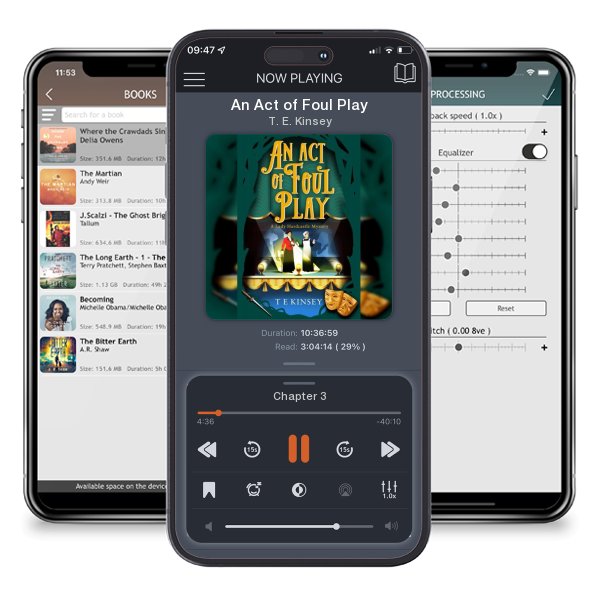 Download fo free audiobook An Act of Foul Play by T. E. Kinsey and listen anywhere on your iOS devices in the ListenBook app.