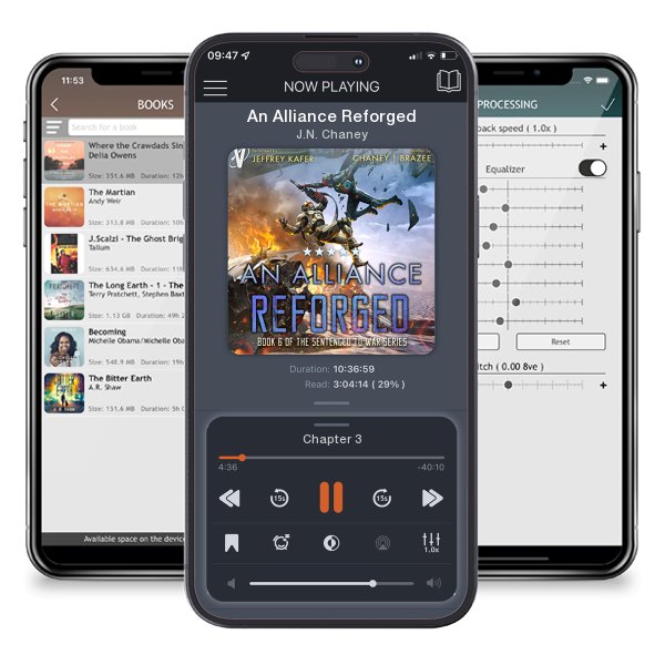 Download fo free audiobook An Alliance Reforged by J.N. Chaney and listen anywhere on your iOS devices in the ListenBook app.