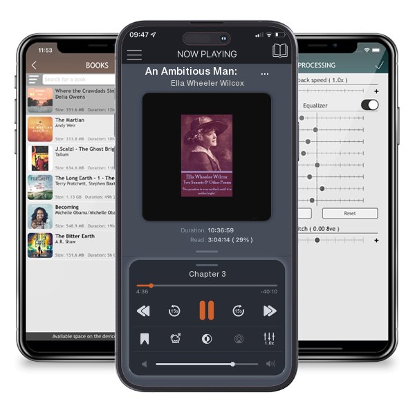 Download fo free audiobook An Ambitious Man: “To sin by silence, when they should protest, makes cowards of men.” by Ella Wheeler Wilcox and listen anywhere on your iOS devices in the ListenBook app.